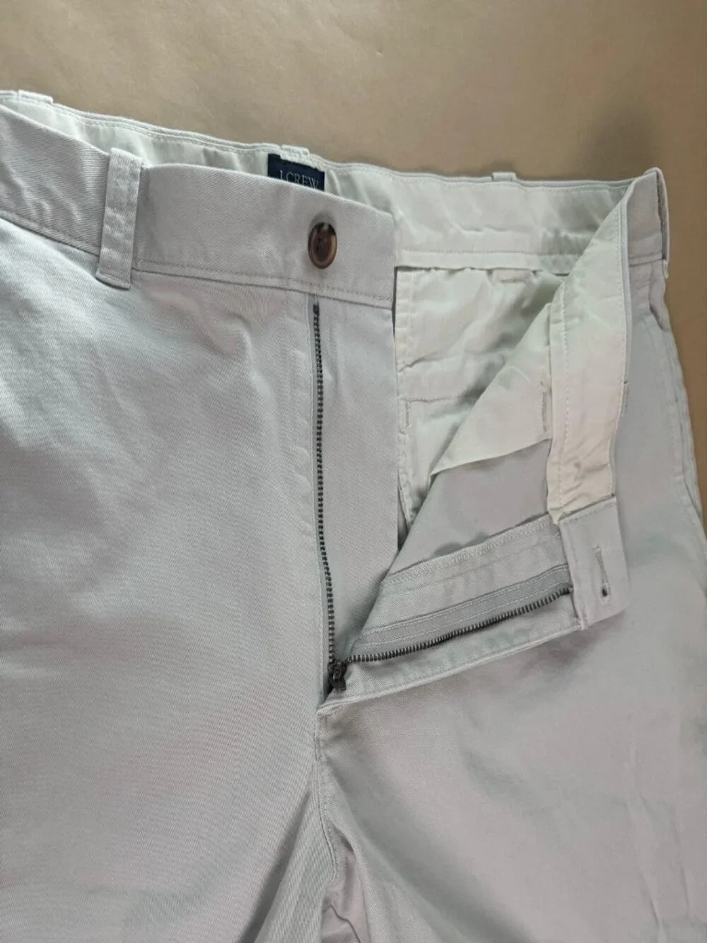 J.Crew Factory Men’s 38 Beige 9” Flex Chino Shorts H5020
